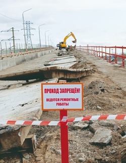 На мосту в селе Козлово начались ремонтные работы