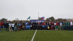 В Володарском районе прошёл международный турнир по футболу среди ветеранов
