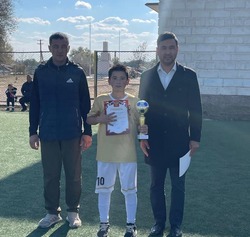 В Новинке сыграли в футбол в память и поддержку военнослужащих