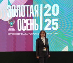 Глава Калининского сельсовета побывала на Российской агропромышленной выставке 