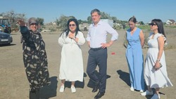 Глава Володарского района посетила крестьянско-фермерское хозяйство 