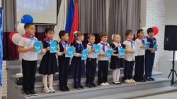 В цветновской школе первоклассников приняли в ряды «Орлят России»
