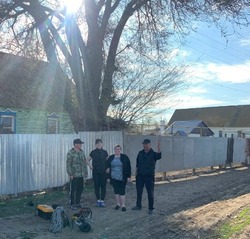 Районные депутаты помогли в опиловке опасного дерева в Тумаке