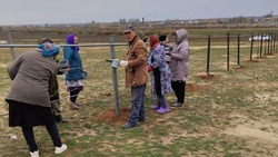 В володарском селе Болдырево огородили кладбище