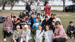 Козловские школьники очистили берега в Диановке