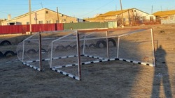 В село Крутое доставили новые футбольные ворота